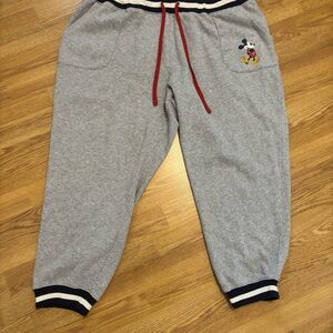 Disney Mickey sz XXL jogger pants lounge wear comfy relaxed
